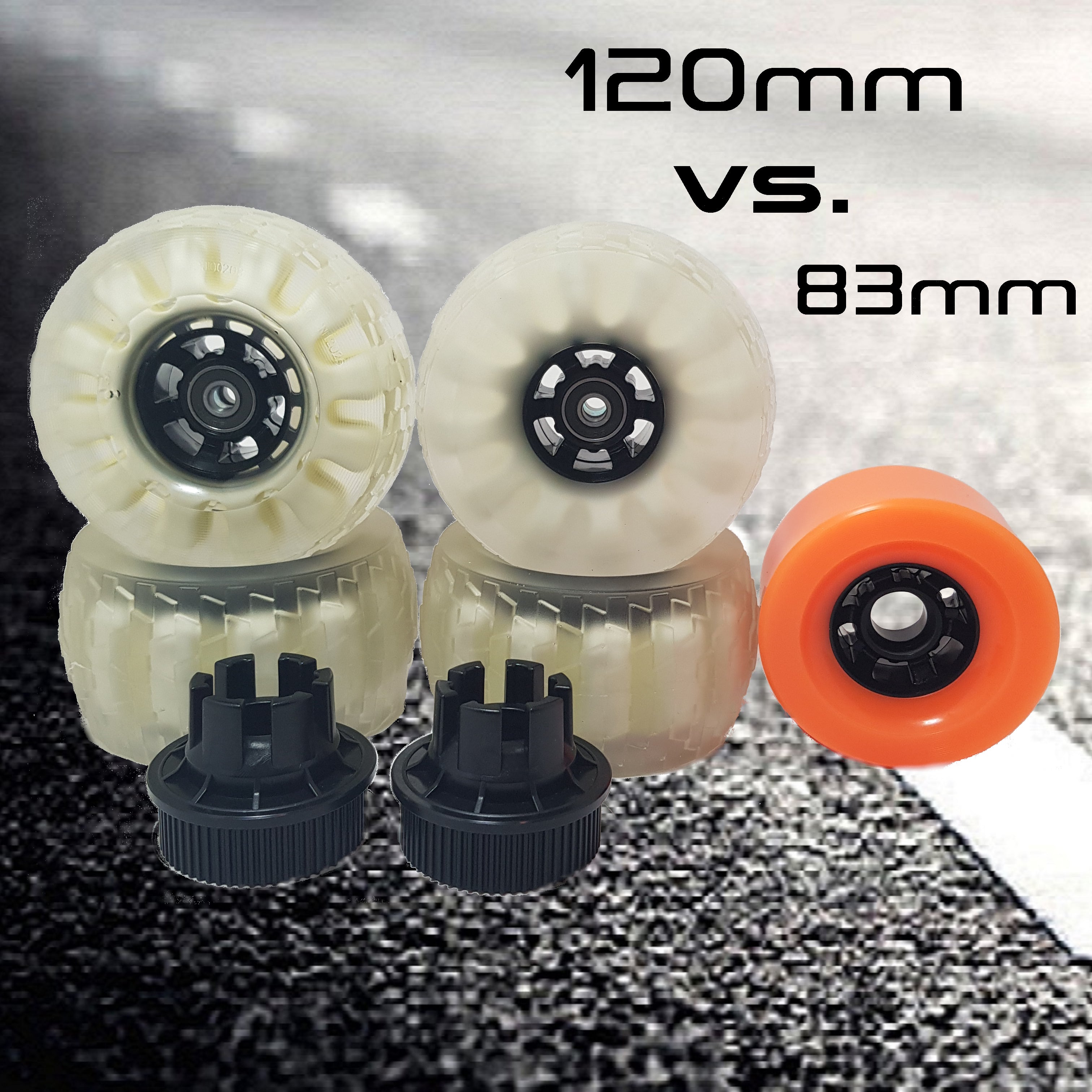 120mm Cloudwheels | eSkate Rollen