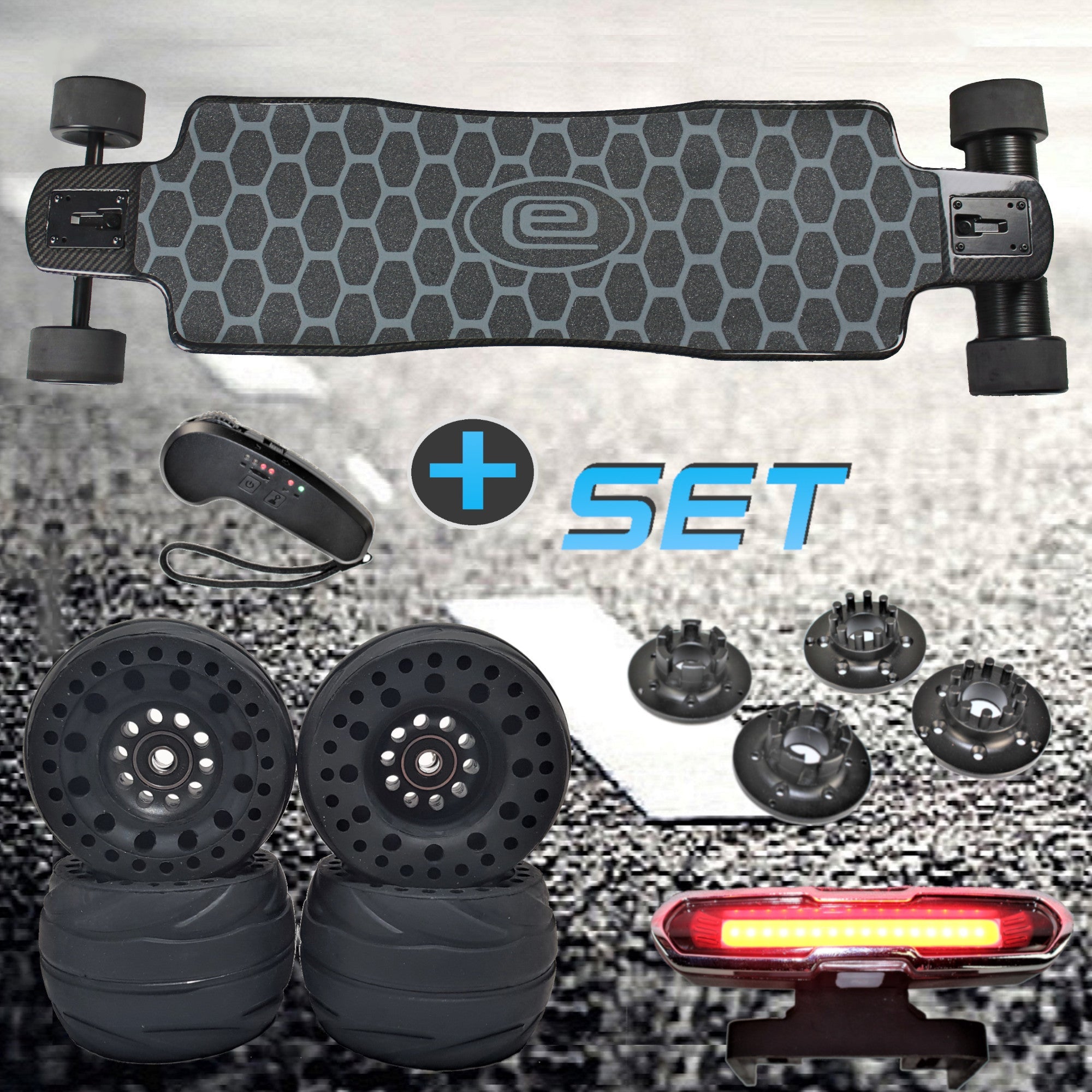 CARBON EVONOSS | 2in1 Elektro-Longboard