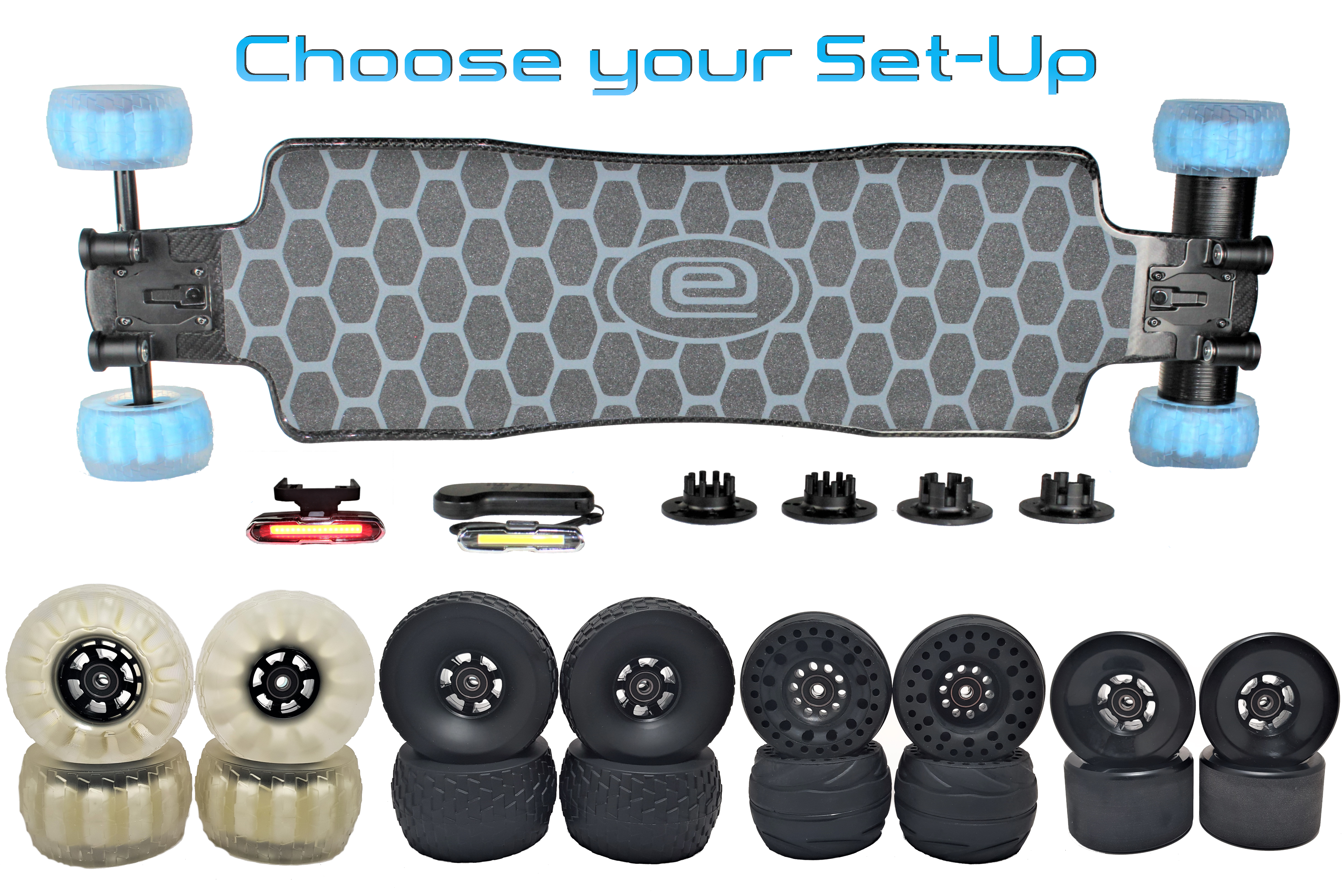 CARBON EVONOSS | 2in1 Elektro-Longboard