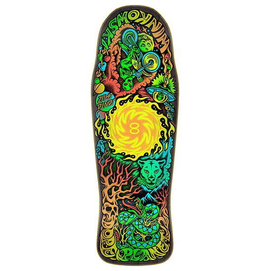 SANTA CRUZ Dope Planet 2 - eSkateboard Deck with Kicktail