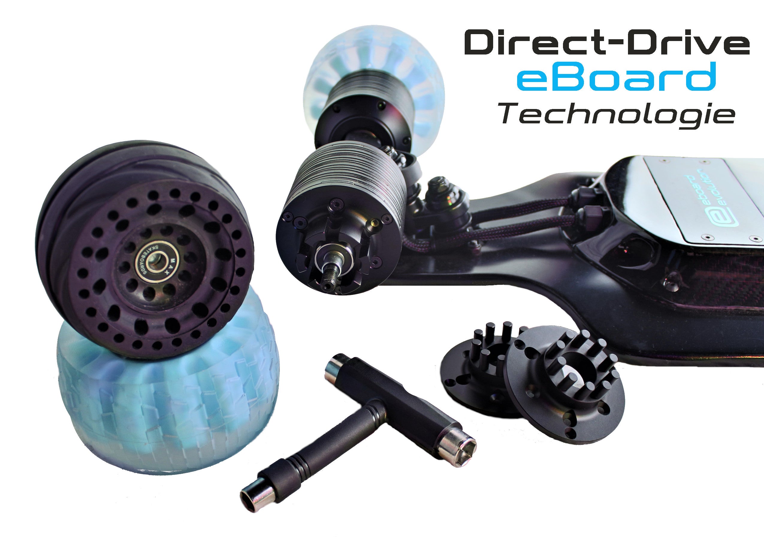 CARBON EVONOSS | 2in1 Elektro-Longboard
