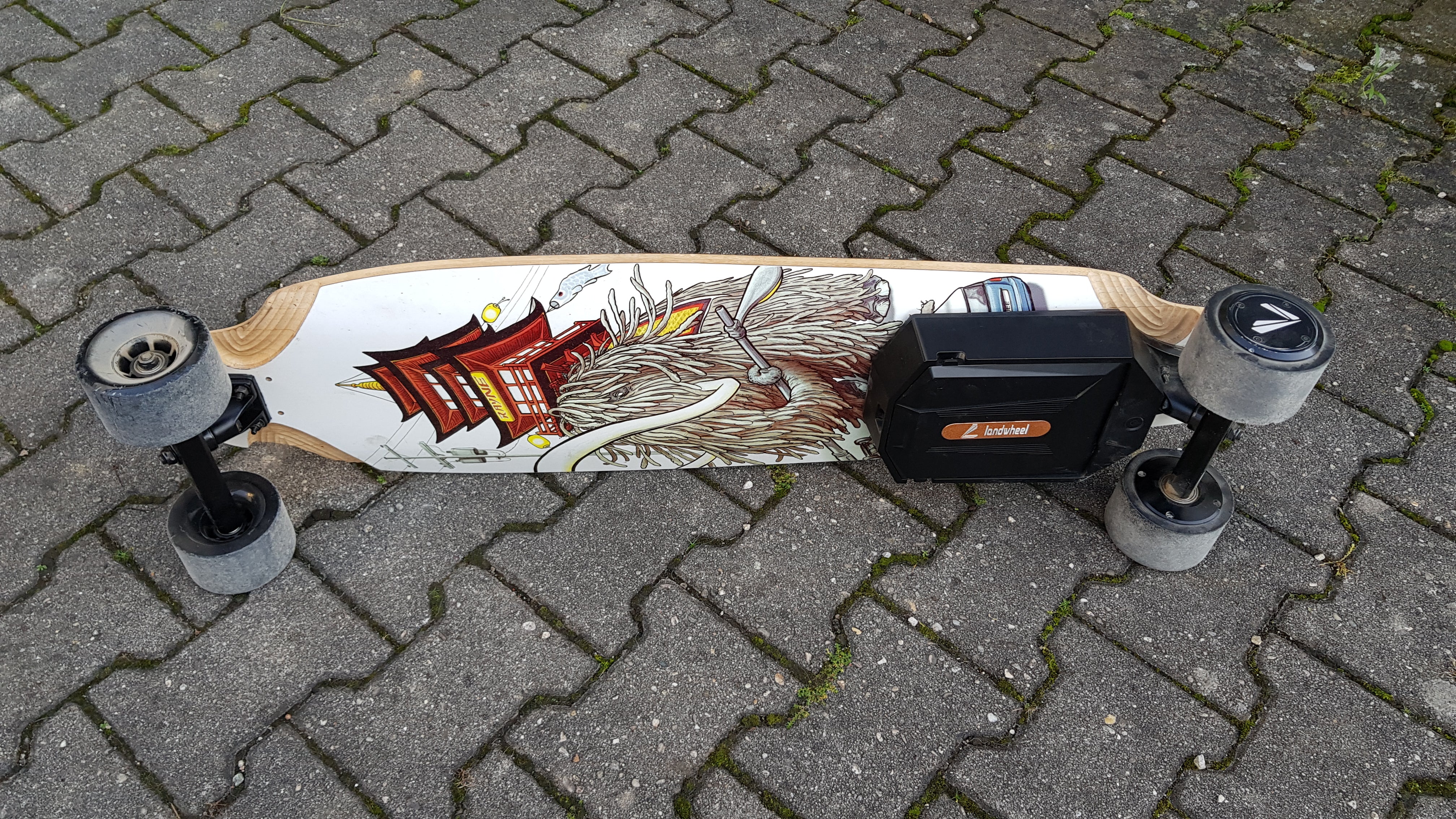 Landwheel V5 | eBoard Drive-Kit + 2 Akkupacks - gebraucht