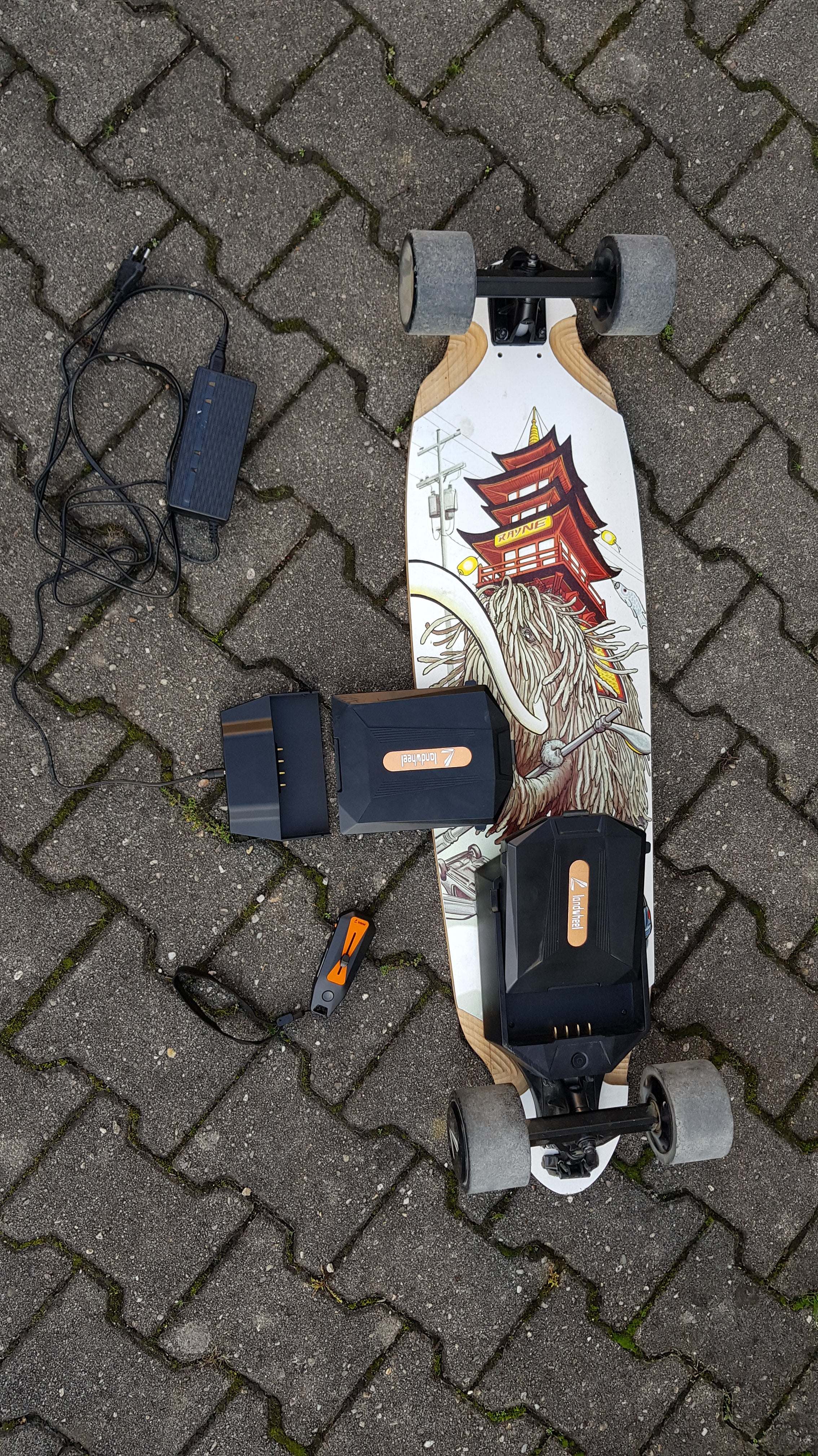 Landwheel V5 | eBoard Drive-Kit + 2 Akkupacks - gebraucht