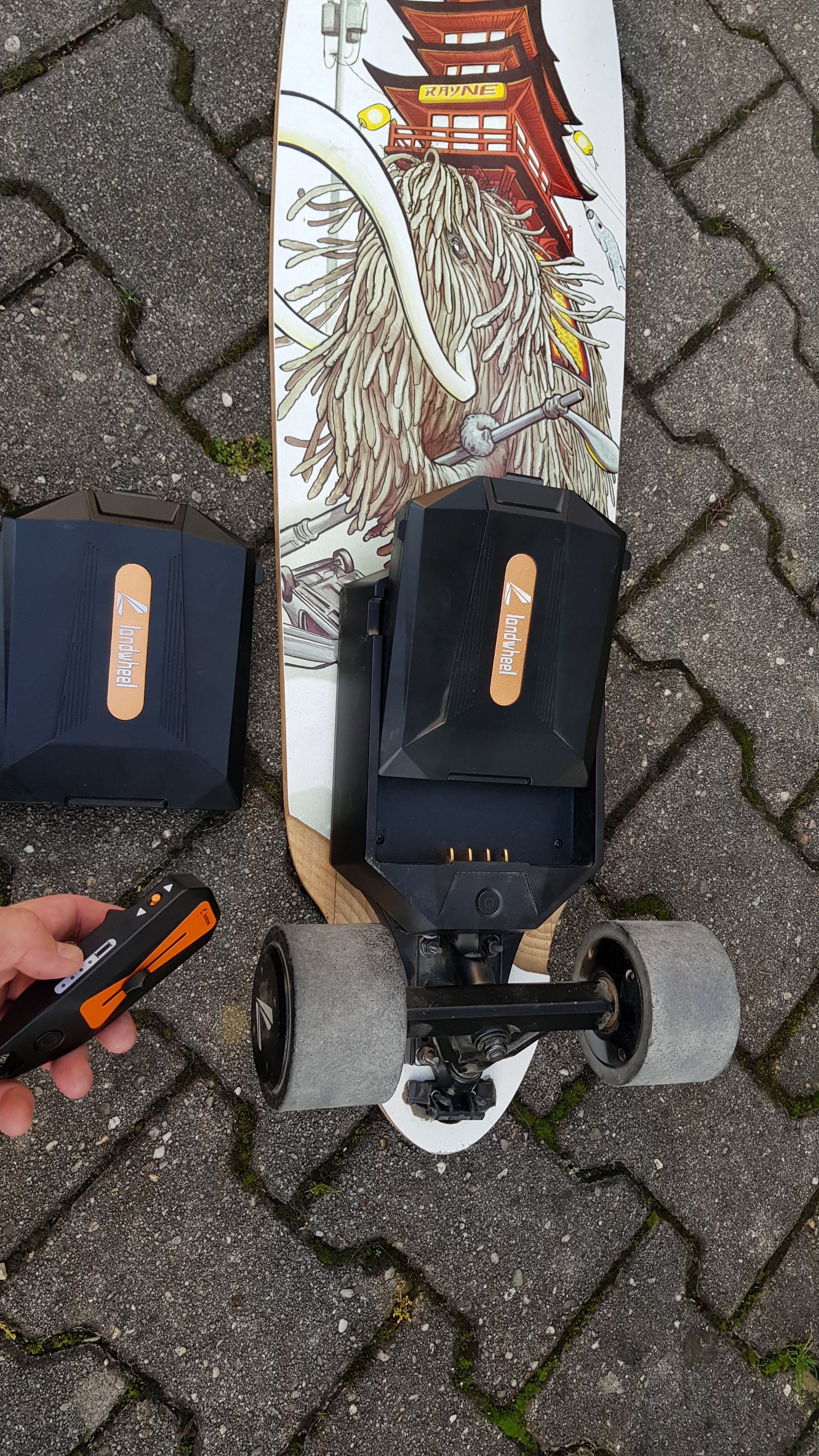 Landwheel V5 | eBoard Drive-Kit + 2 Akkupacks - gebraucht