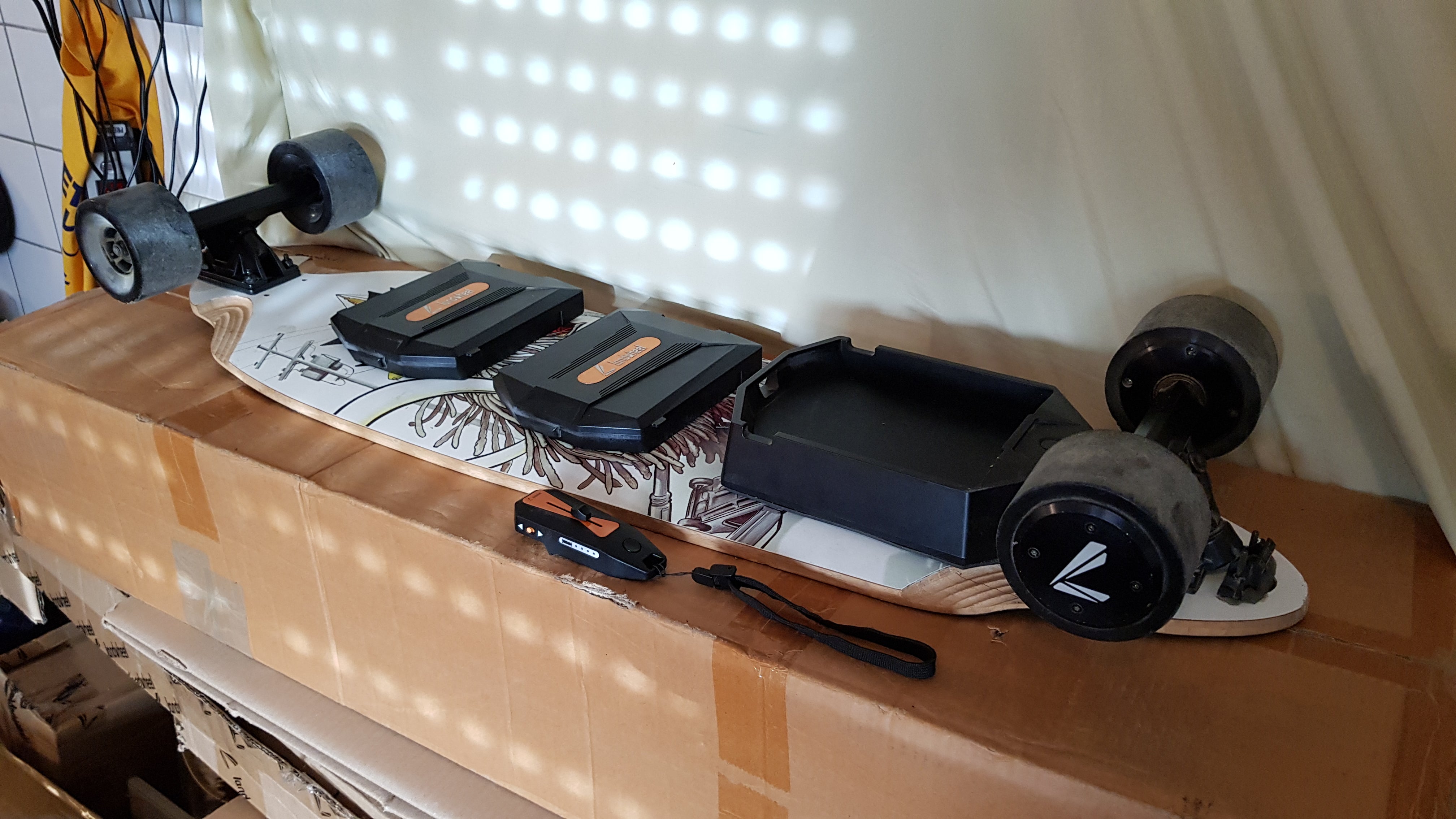 Landwheel V5 | eBoard Drive-Kit + 2 Akkupacks - gebraucht