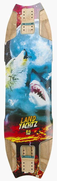 LANDYACHTZ Wolfshark - eSkateboard Concave Deck