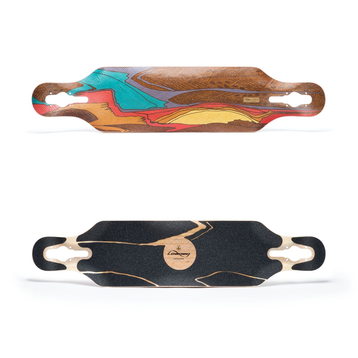 LOADED Icarus - eSkateboard Flexy Curved Deck