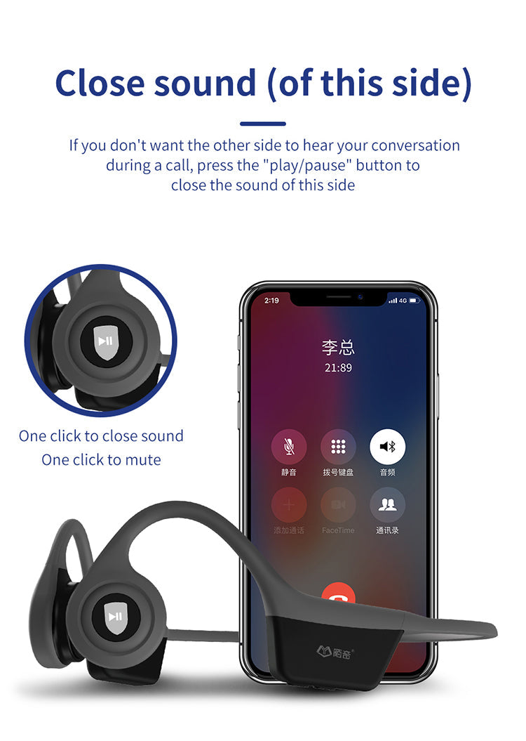 Smart Bone Conduction Headphone - Save in Traffic